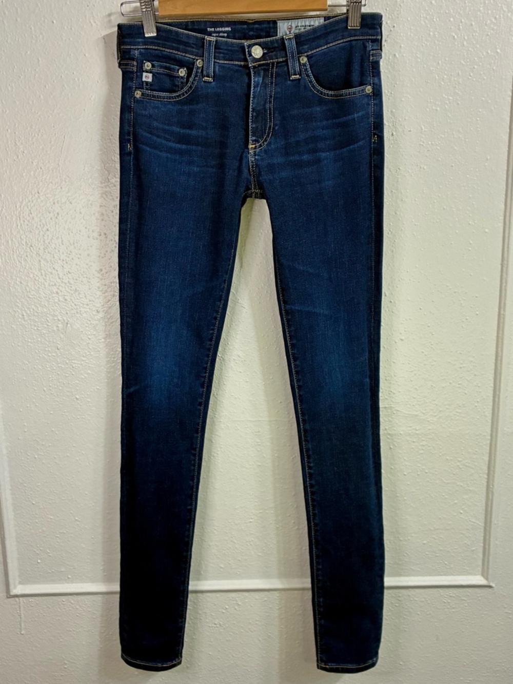 AG Adriano Goldschmied "The Legging" super skinny jeans dark indigo sz.26R